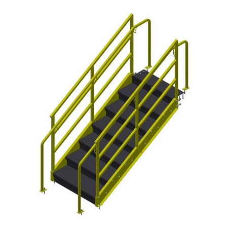 Bluff Mfg Bluff 92" IBC Stairway,  STAIR362I-14-92